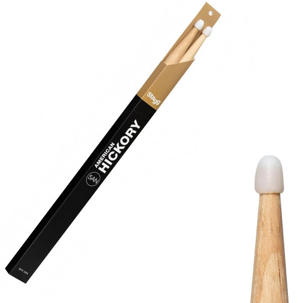 Stagg SM5BN Maple Drum Sticks with Nylon Tip