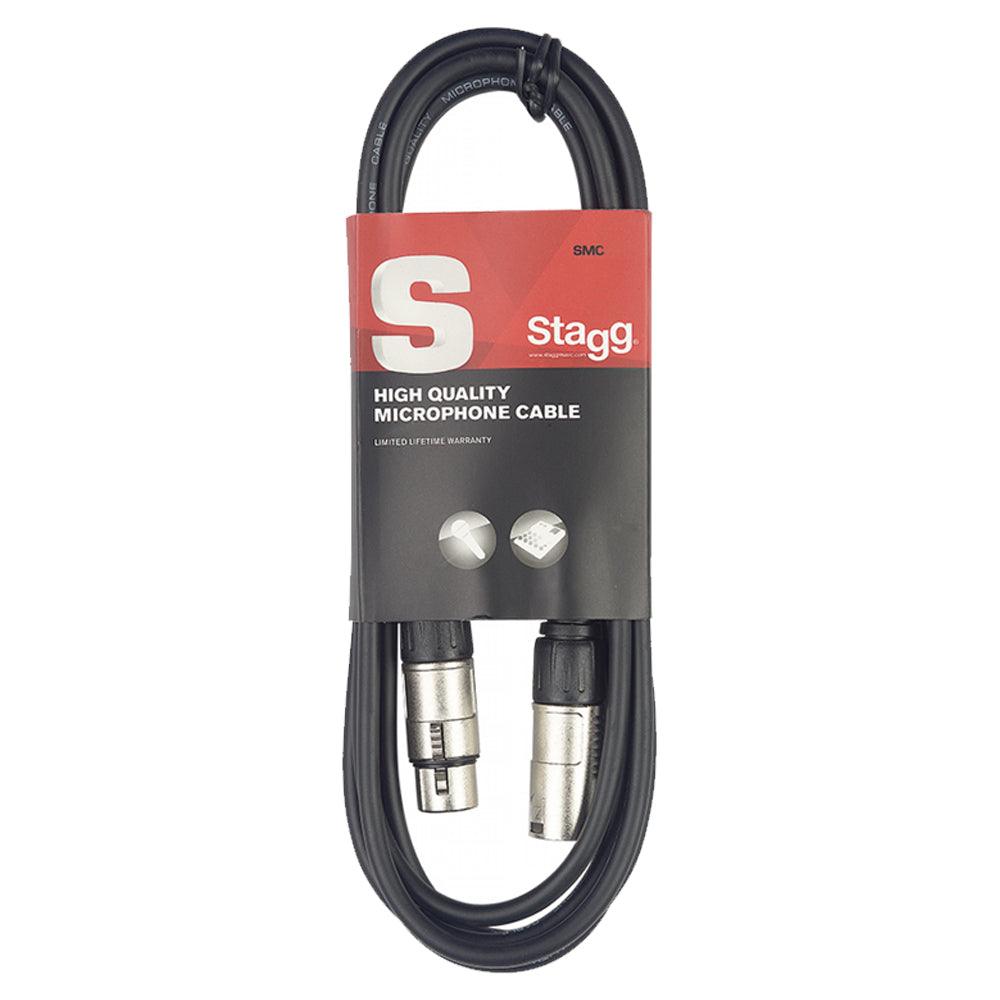 Stagg SMC10 10m Microphone XLR Cable Black - DY Pro Audio