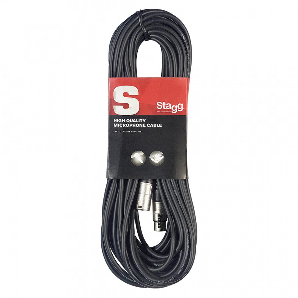 Stagg SMC15 15m Microphone XLR Cable Black - DY Pro Audio