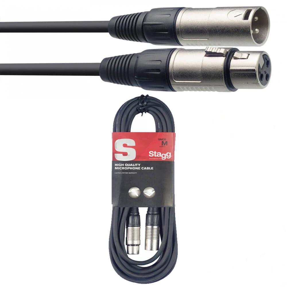 Stagg SMC3 3m Microphone XLR Cable Black - DY Pro Audio