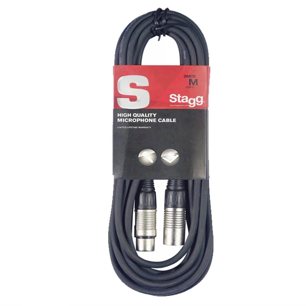 Stagg SMC3 3m Microphone XLR Cable Black - DY Pro Audio