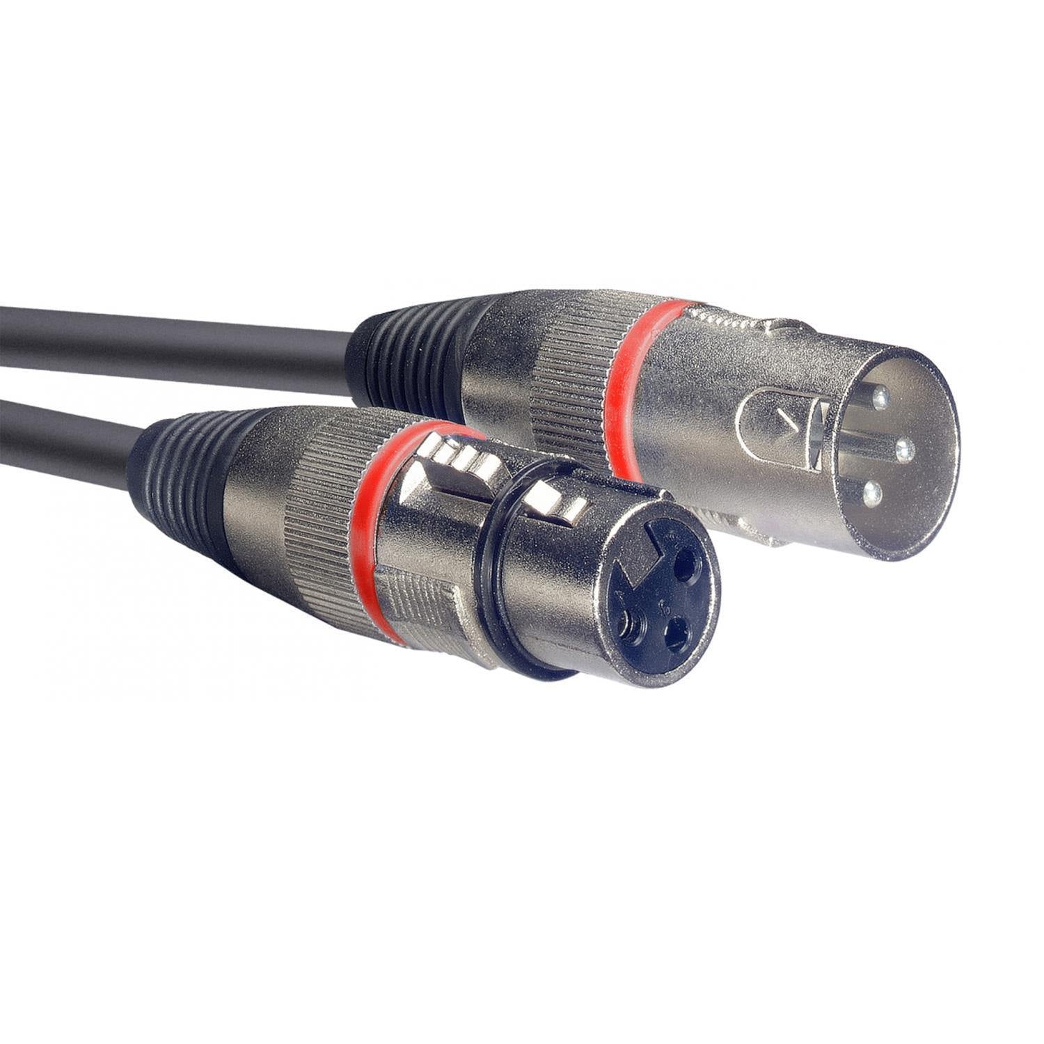 Stagg SMC3 RD 3m Red Ring XLR Microphone Cable - DY Pro Audio