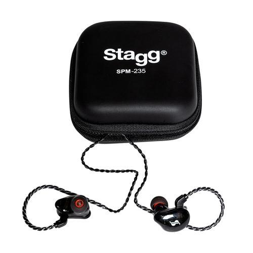 Stagg SPM-235 In Ear IEM Earphones Black - DY Pro Audio
