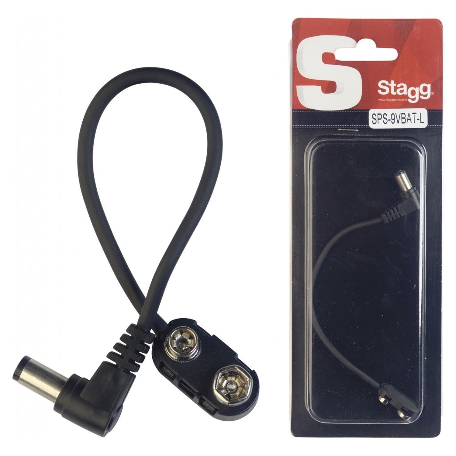Stagg SPS-9VBAT-L Guitar Effects Pedal 9V Battery Connector - DY Pro Audio