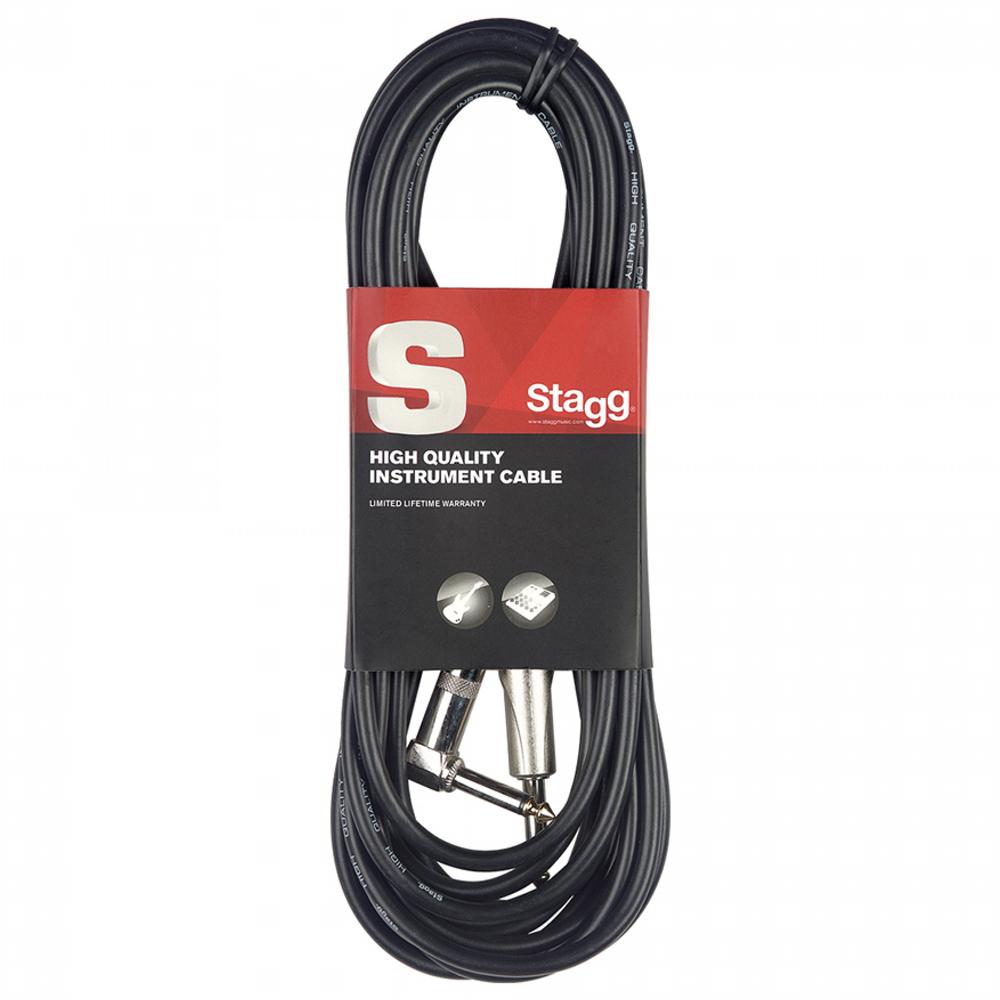 Stagg Straight Jack To Right Jack Lead 10m | SGC10PL DL - DY Pro Audio