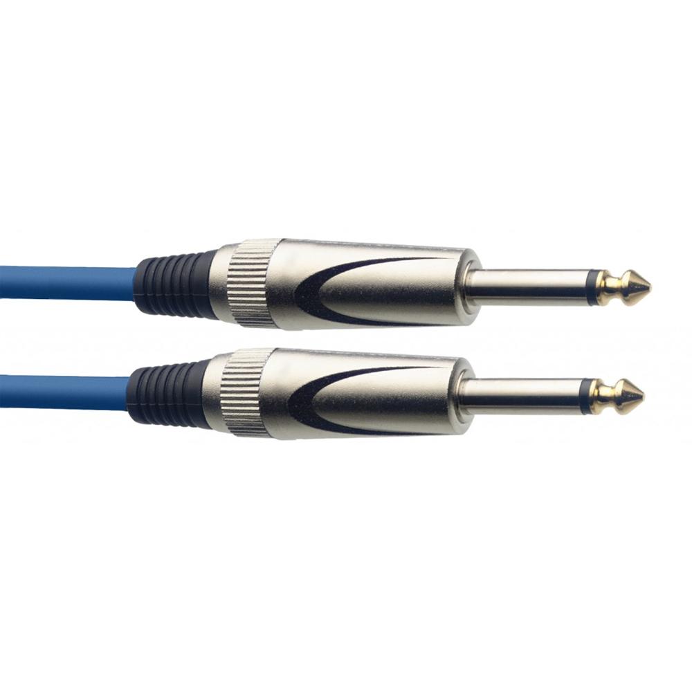 Stagg Straight Jack to Straight Jack Lead 3m Blue | SGC3DL CBL - DY Pro Audio