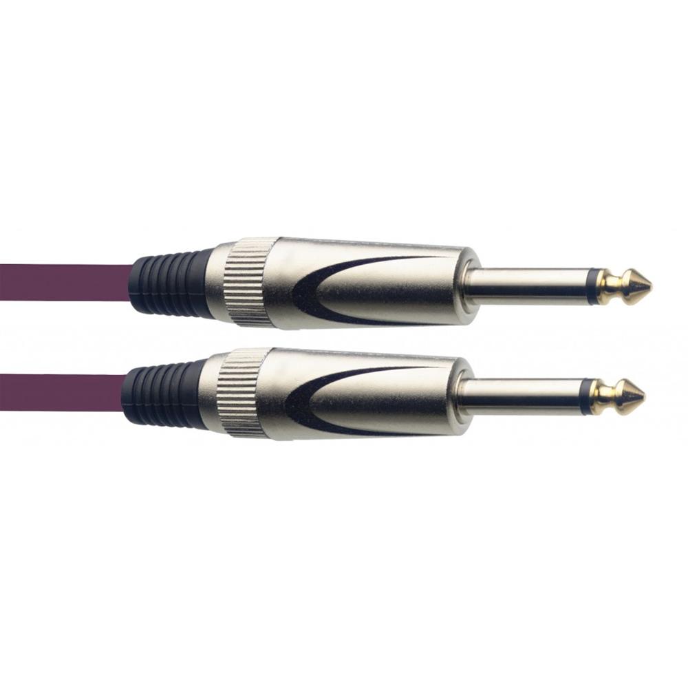 Stagg Straight Jack to Straight Jack Lead 3m Purple | SGC3DL CPP - DY Pro Audio