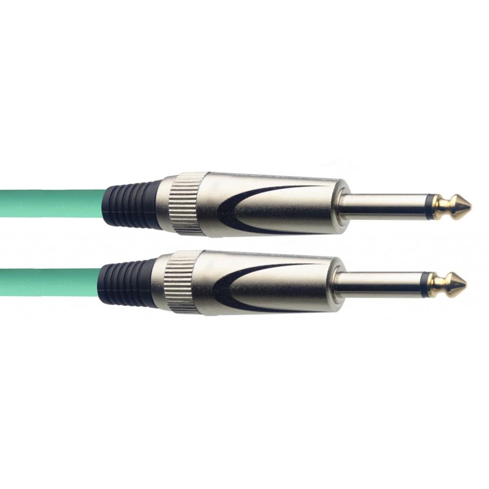 Stagg Straight Jack to Straight Jack Lead 6m Green | SGC6DL CGR - DY Pro Audio