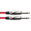 Stagg Straight Jack to Straight Jack Lead 6m Red | SGC6DL CRD - DY Pro Audio