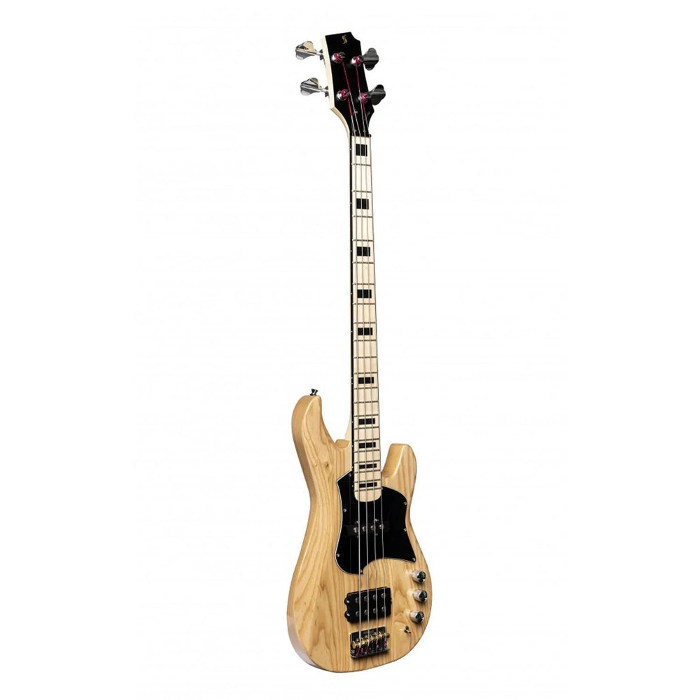 Stagg SVY J - FUNK NAT Silveray Series J Style Electric Bass Guitar