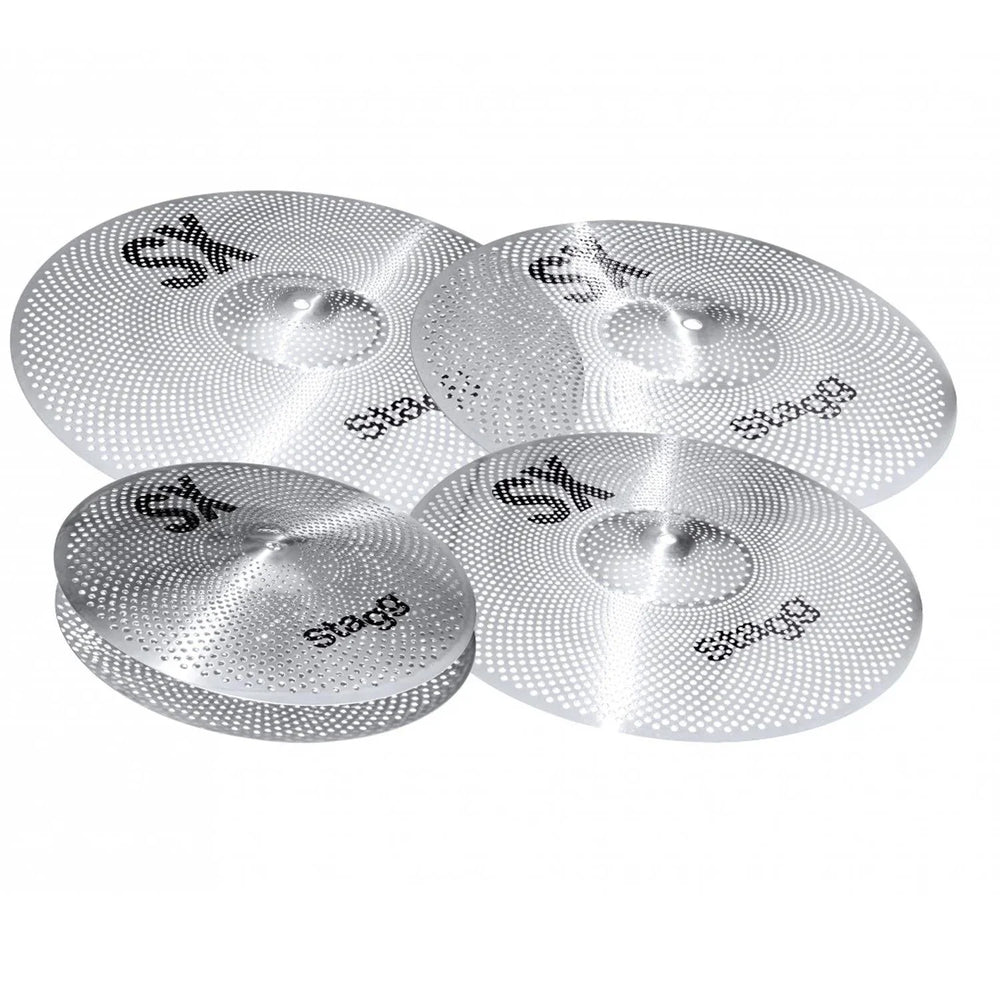 Stagg SXM Low Volume Cymbal Set 14/16/18/20" With Carry Bag
