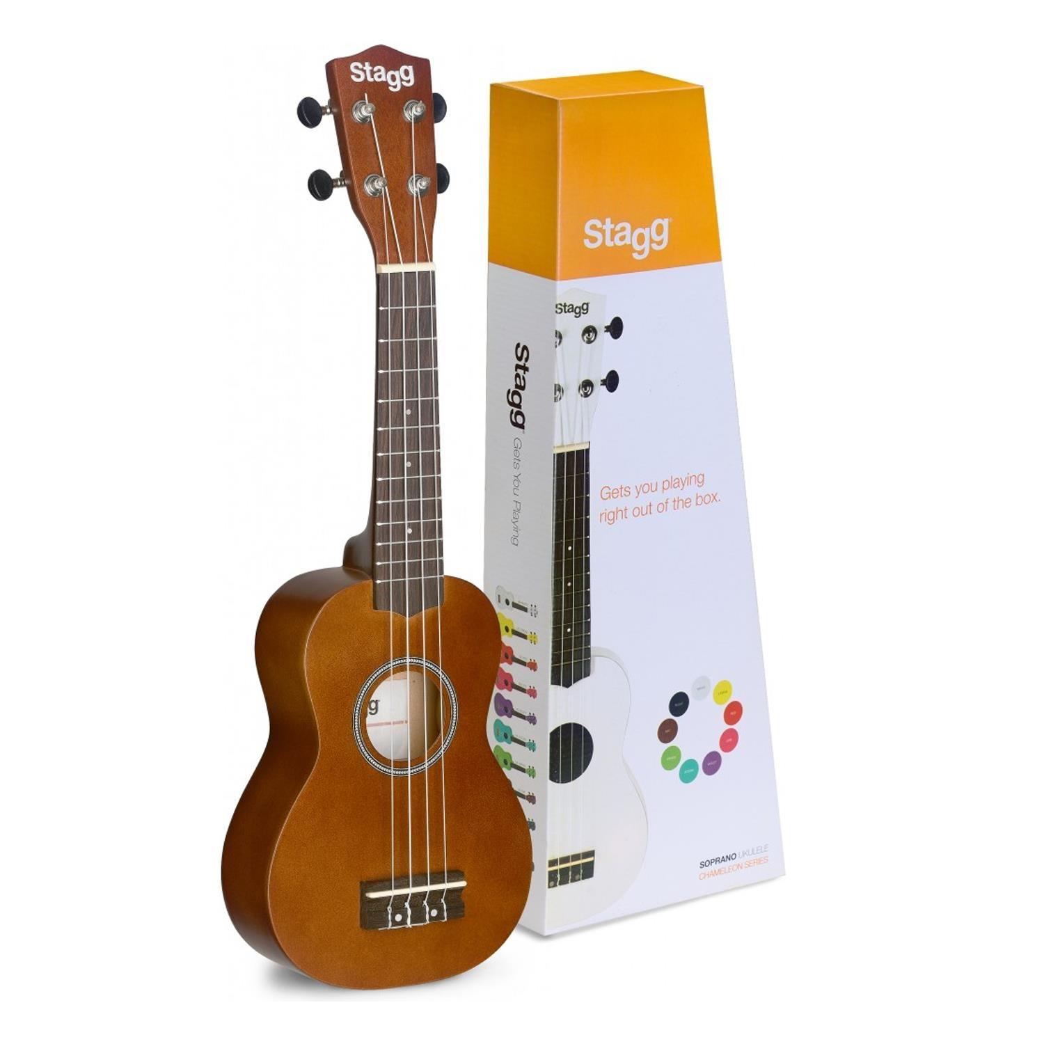 Stagg US-NAT Natural Colour Soprano Ukulele With Bag - DY Pro Audio