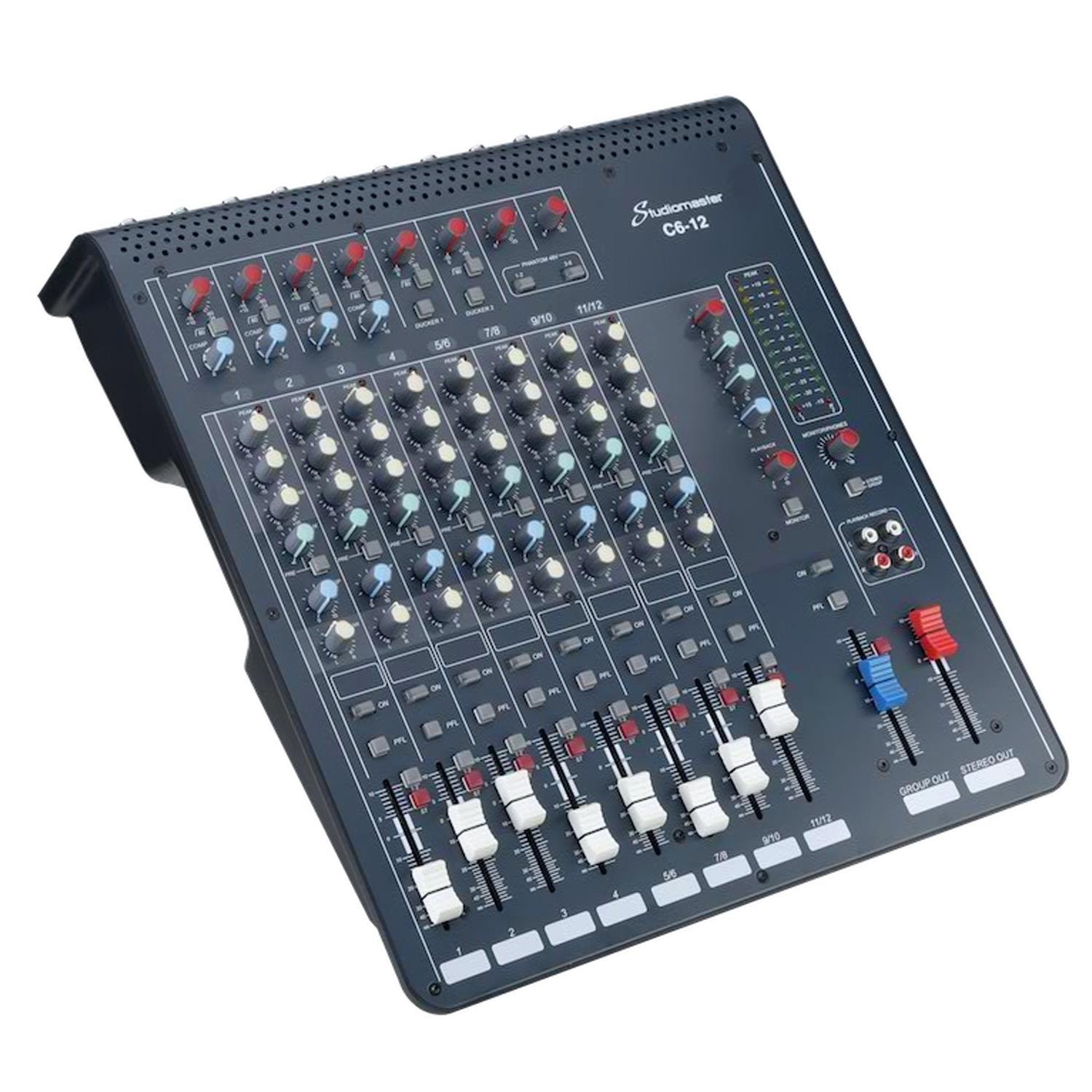 Studiomaster C6-12 12 Channel Compact Mixer - DY Pro Audio