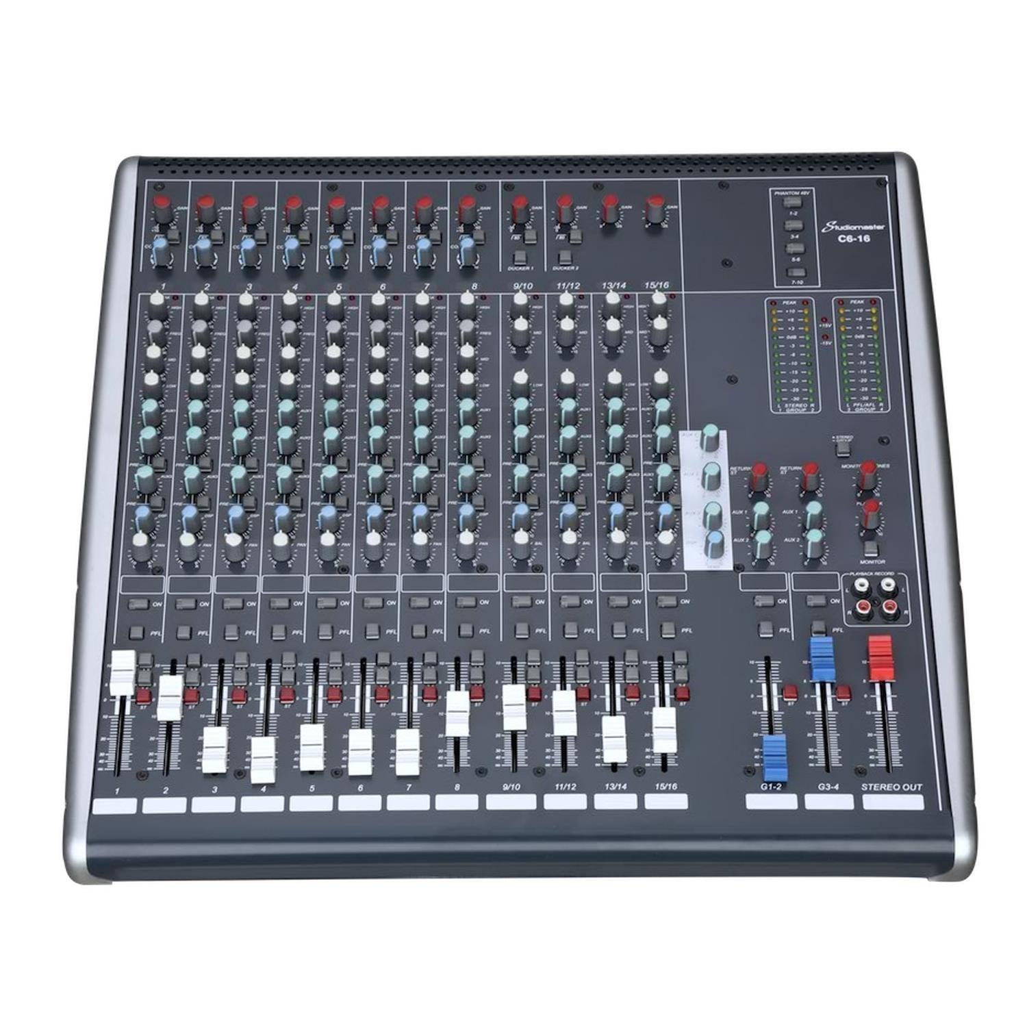 Studiomaster C6-16 16 Channel Compact Mixer - DY Pro Audio