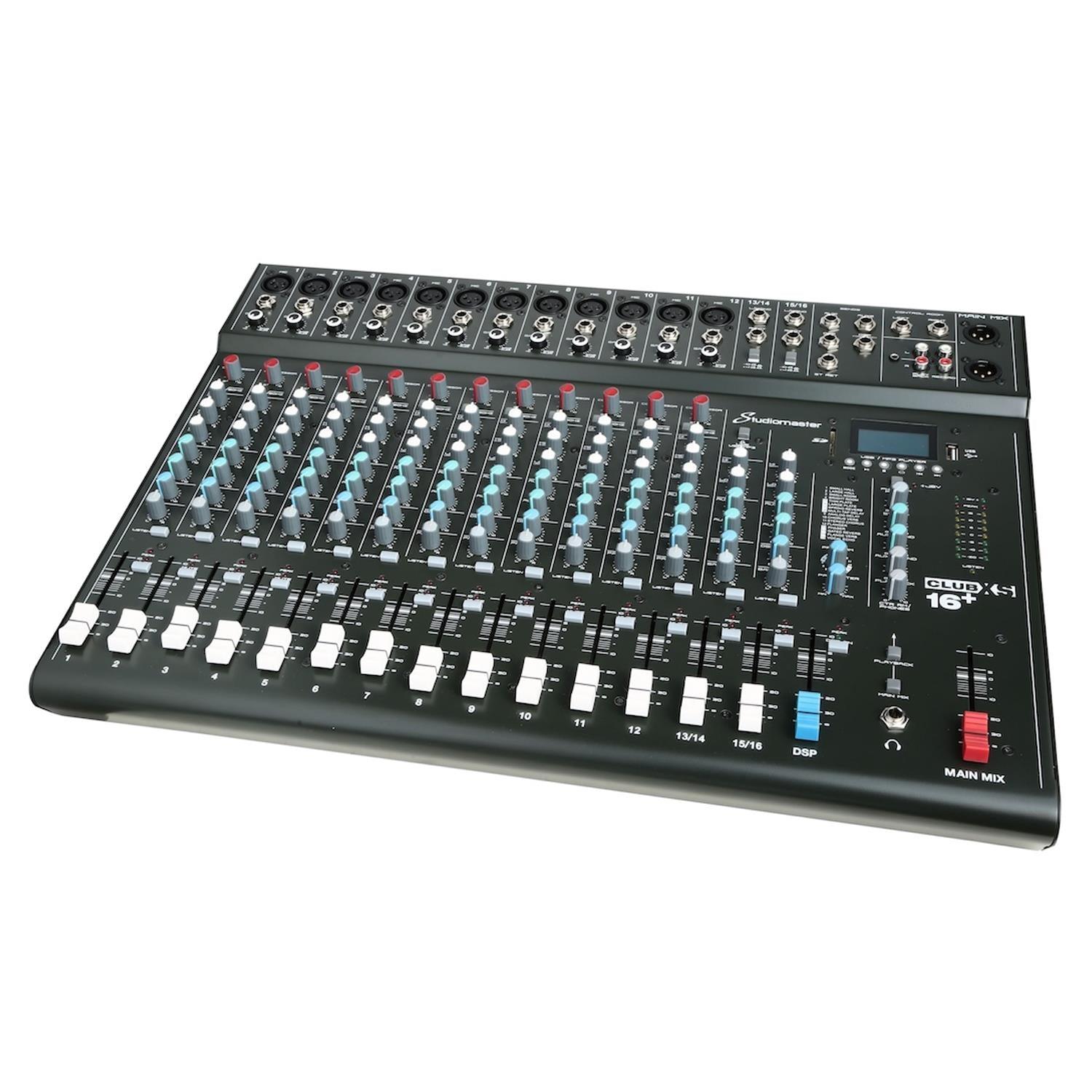 Studiomaster Club XS 16+ 14 Channel Mixing Desk - DY Pro Audio