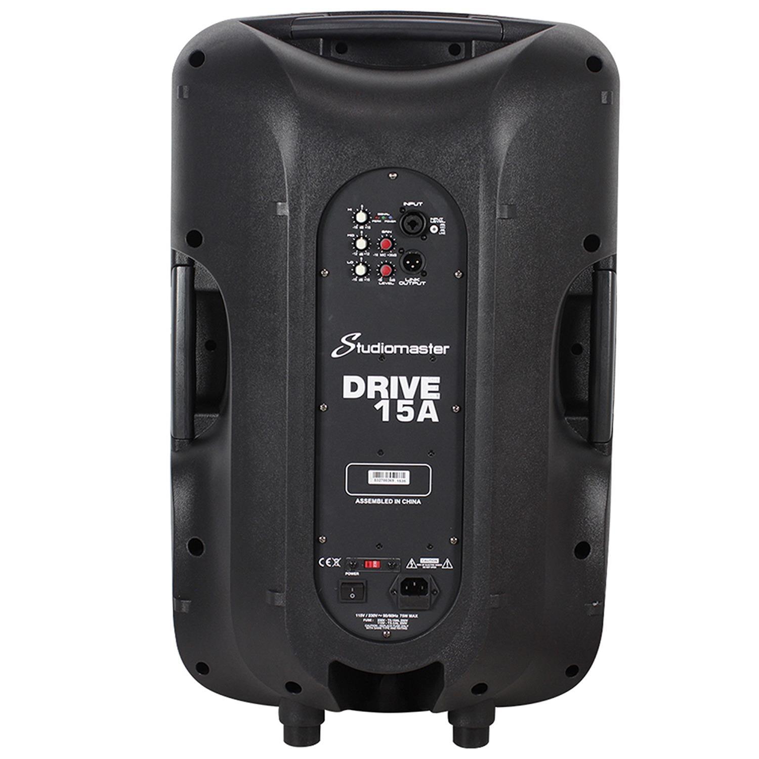 Studiomaster Drive 15A Active PA Speaker - DY Pro Audio