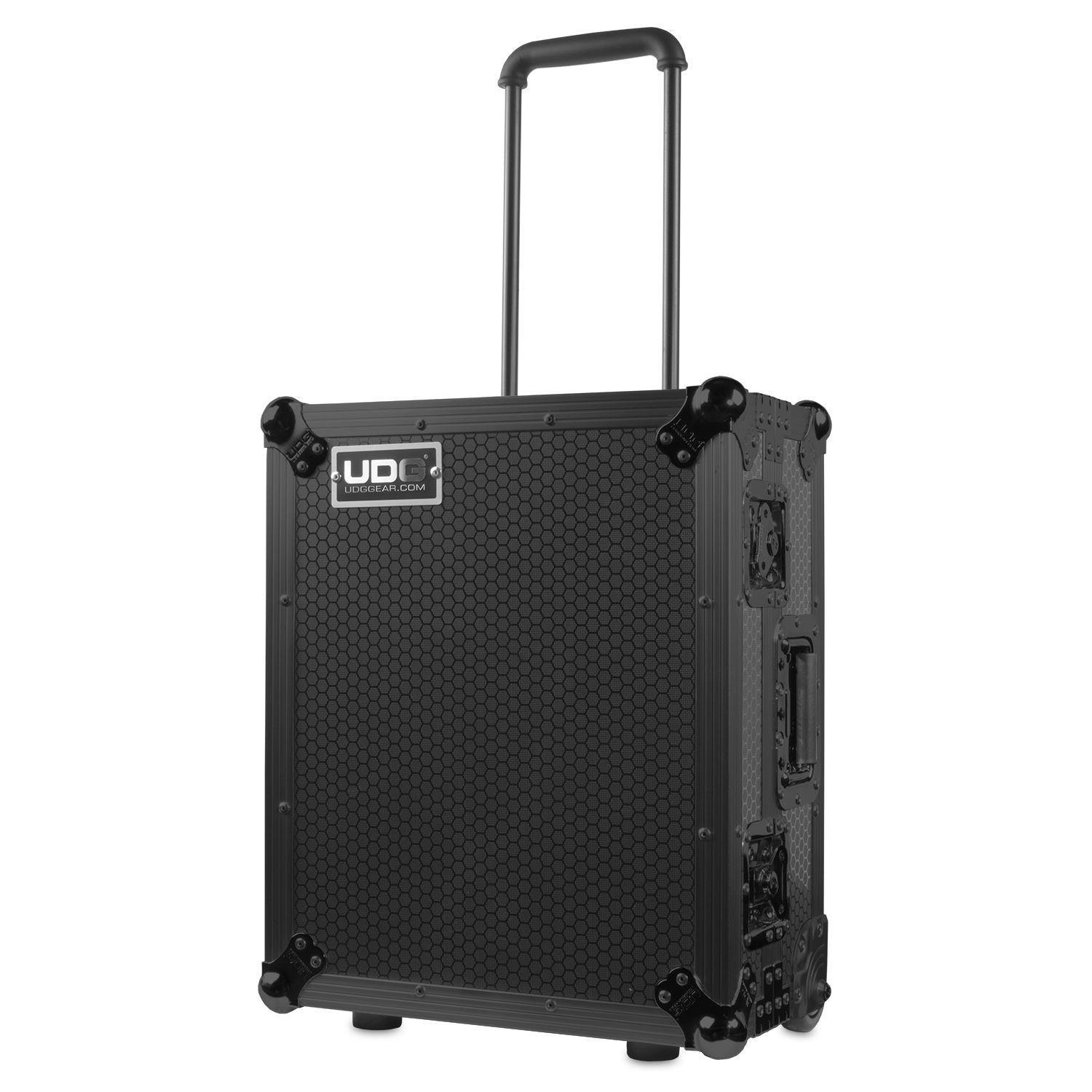 UDG Ultimate Flight Case Multi Format Turntable Black MK2 Plus (Trolley & Wheels) - DY Pro Audio