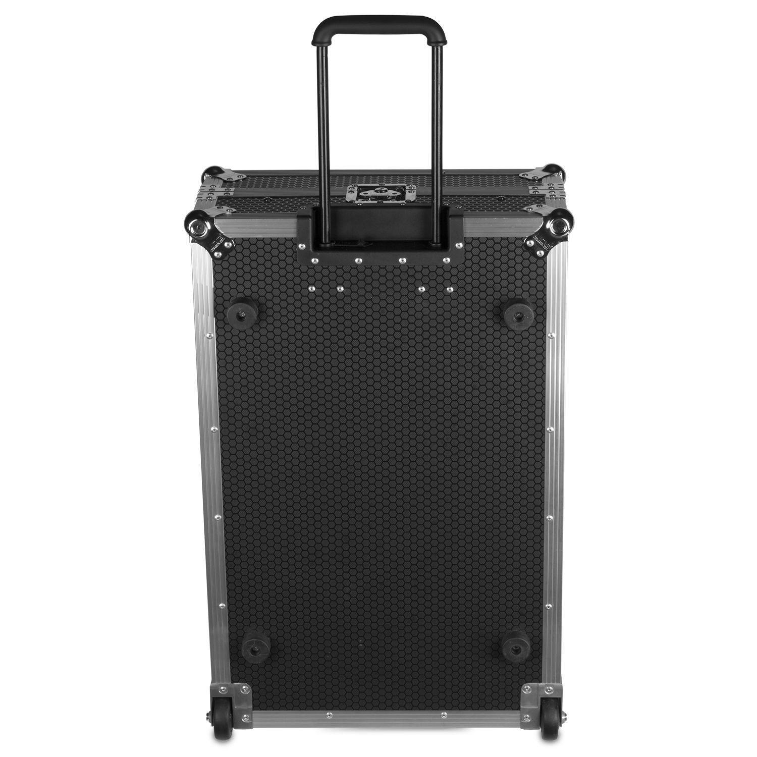 UDG Ultimate Flight Case Multi Format XXL Silver Plus (Laptop Shelf, Trolley & Wheels) - DY Pro Audio