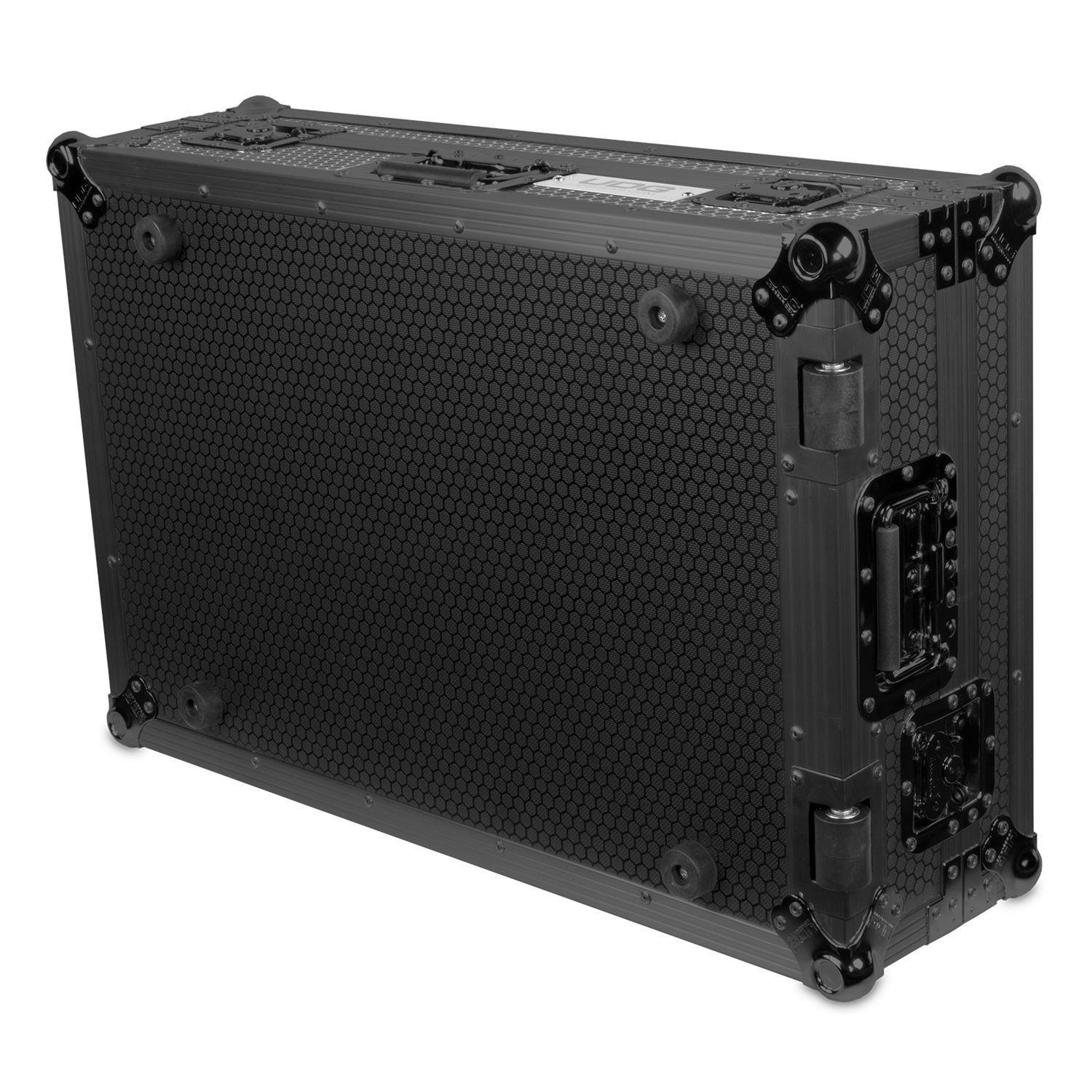 UDG Ultimate Flight Case Pioneer XDJ-RX3 Black Plus (Laptop Shelf + Wheels) - DY Pro Audio