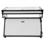 UDG Ultimate Flight Case Portable Z-Style DJ Table White Plus (Wheels) - DY Pro Audio