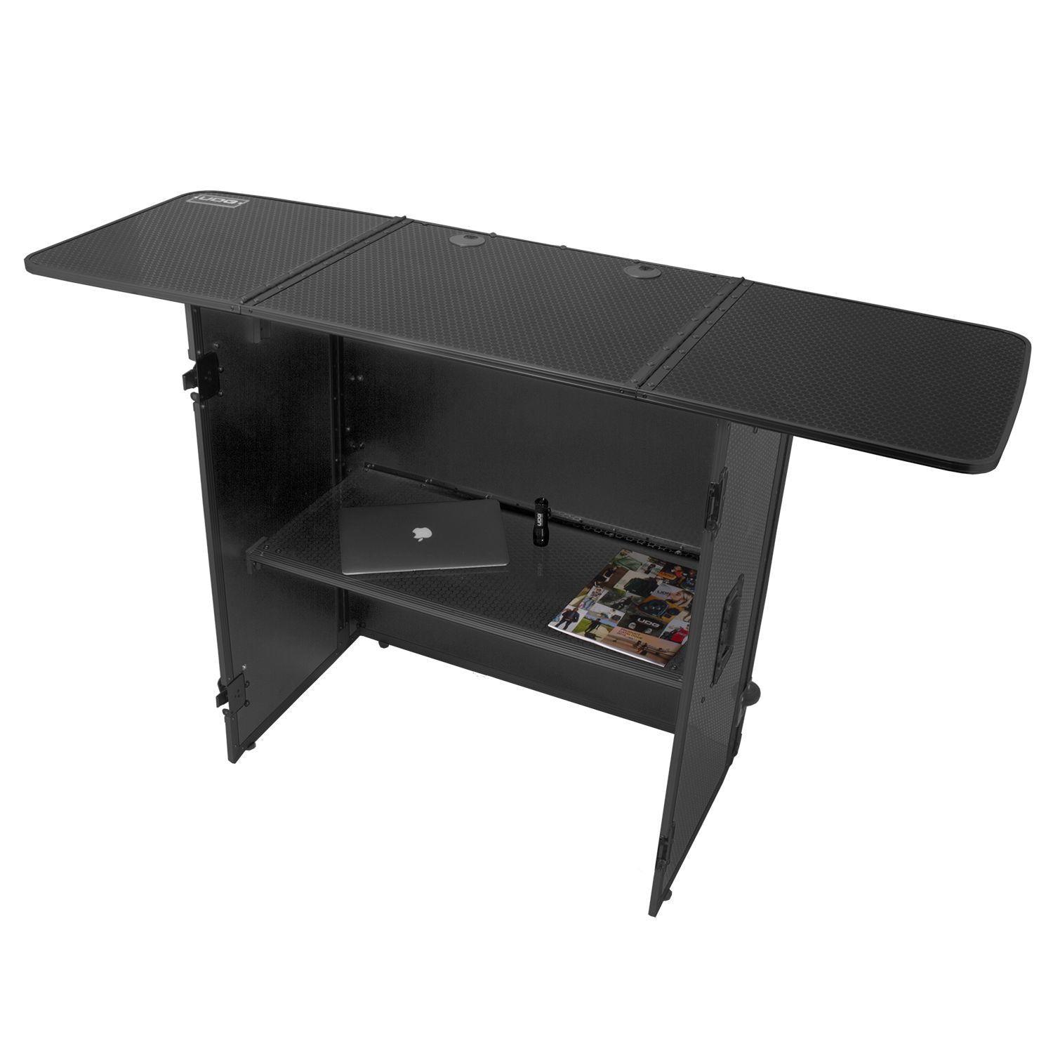 UDG Ultimate Fold Out DJ Table Black MK2 Plus (Wheels) - DY Pro Audio