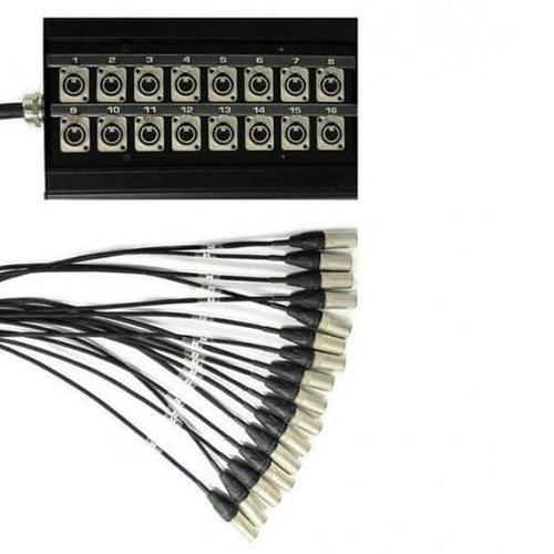 Van Damme 16 Sends 16 Way 50m XLR Multicore Stagebox Stage Snake - DY Pro Audio