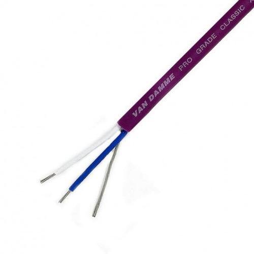 Van Damme Pro Grade Classic XKE 1 pair install cable 100m - Purple - DY Pro Audio