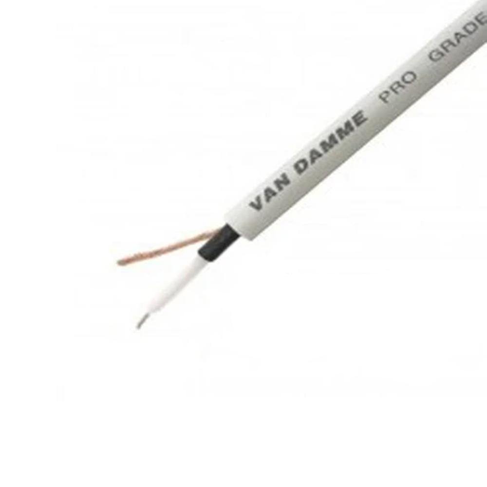 Van Damme Pro Grade Classic XKE Instrument Cable 50m - White - DY Pro Audio