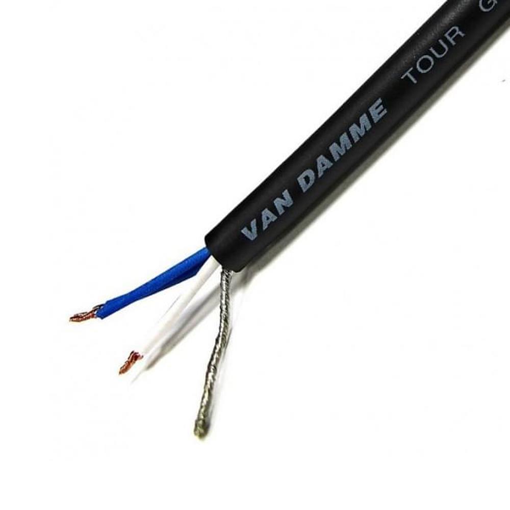 Van Damme XKE Starquad Microphone Cable 100m Black - DY Pro Audio