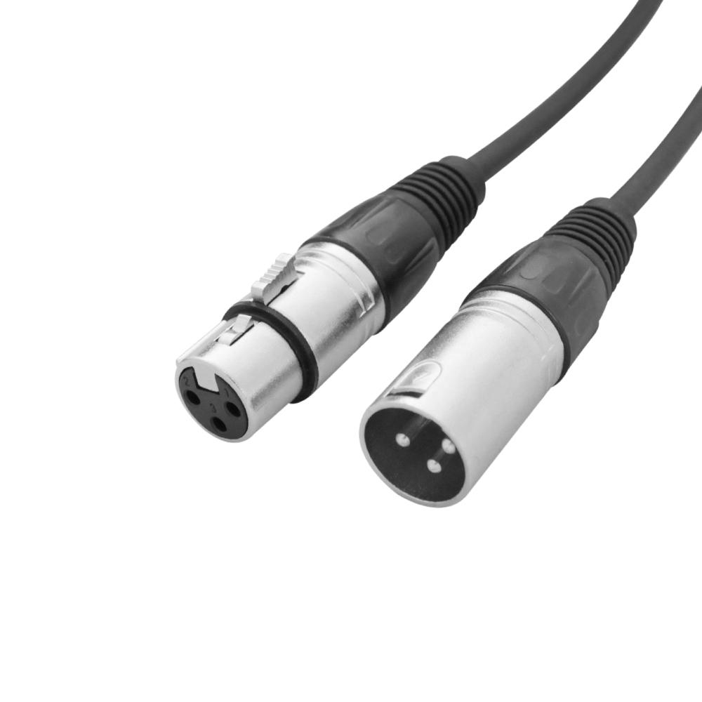 W-Audio 0.25m XLR Male to XLR Female Microphone Cable - DY Pro Audio