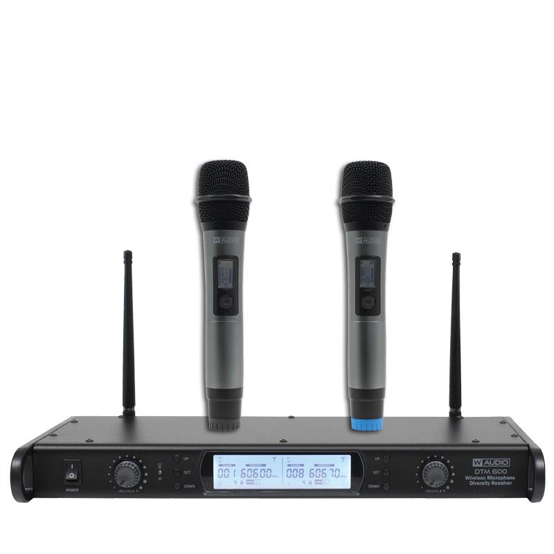 W-Audio DTM 600H Twin Handheld Diversity System - DY Pro Audio