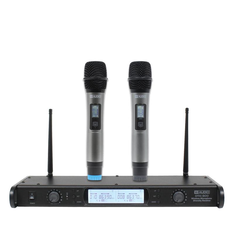 W Audio DTM 800H Twin Handheld Diversity System - DY Pro Audio