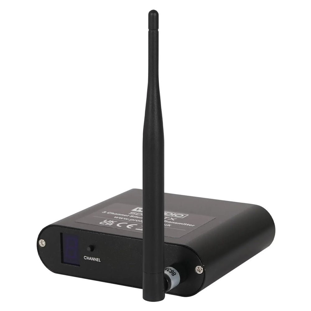 W-Audio SDPROTX 3-Channel Silent Disco Transmitter - DY Pro Audio
