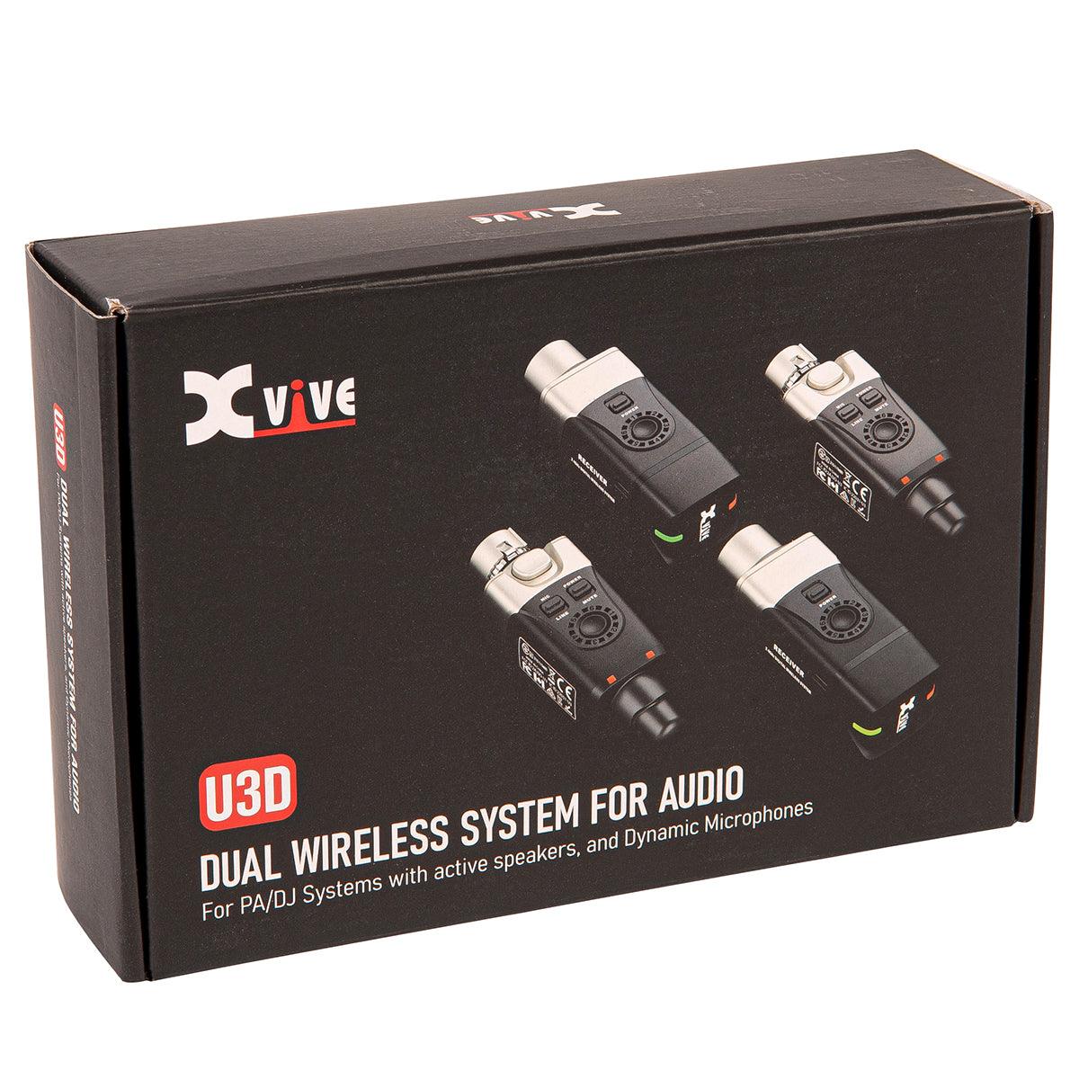 Xvive Dual U3 Wireless System for Audio - DY Pro Audio
