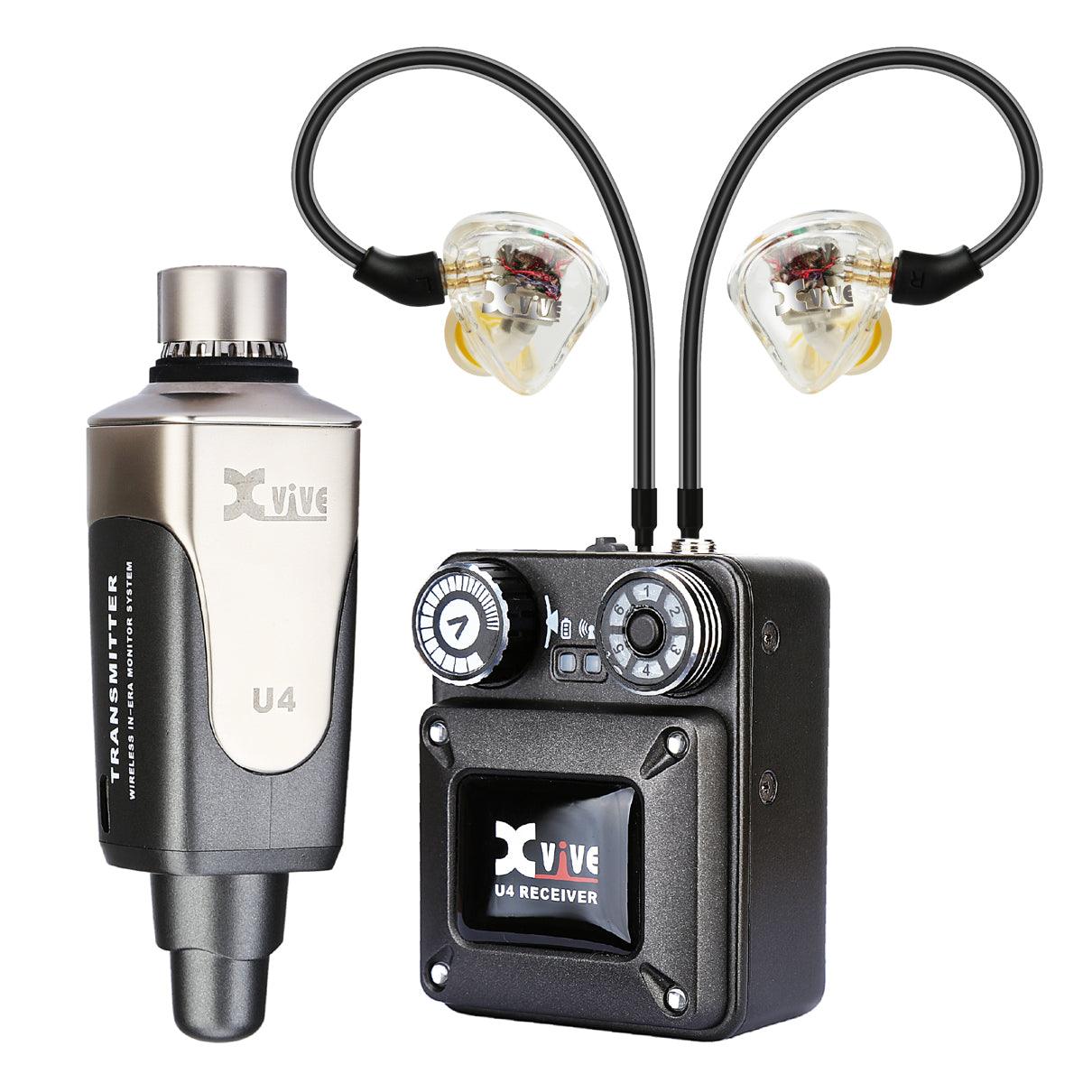 Xvive In-Ear Monitor Wireless System with T9 In-Ear Monitors and Travel Case - DY Pro Audio