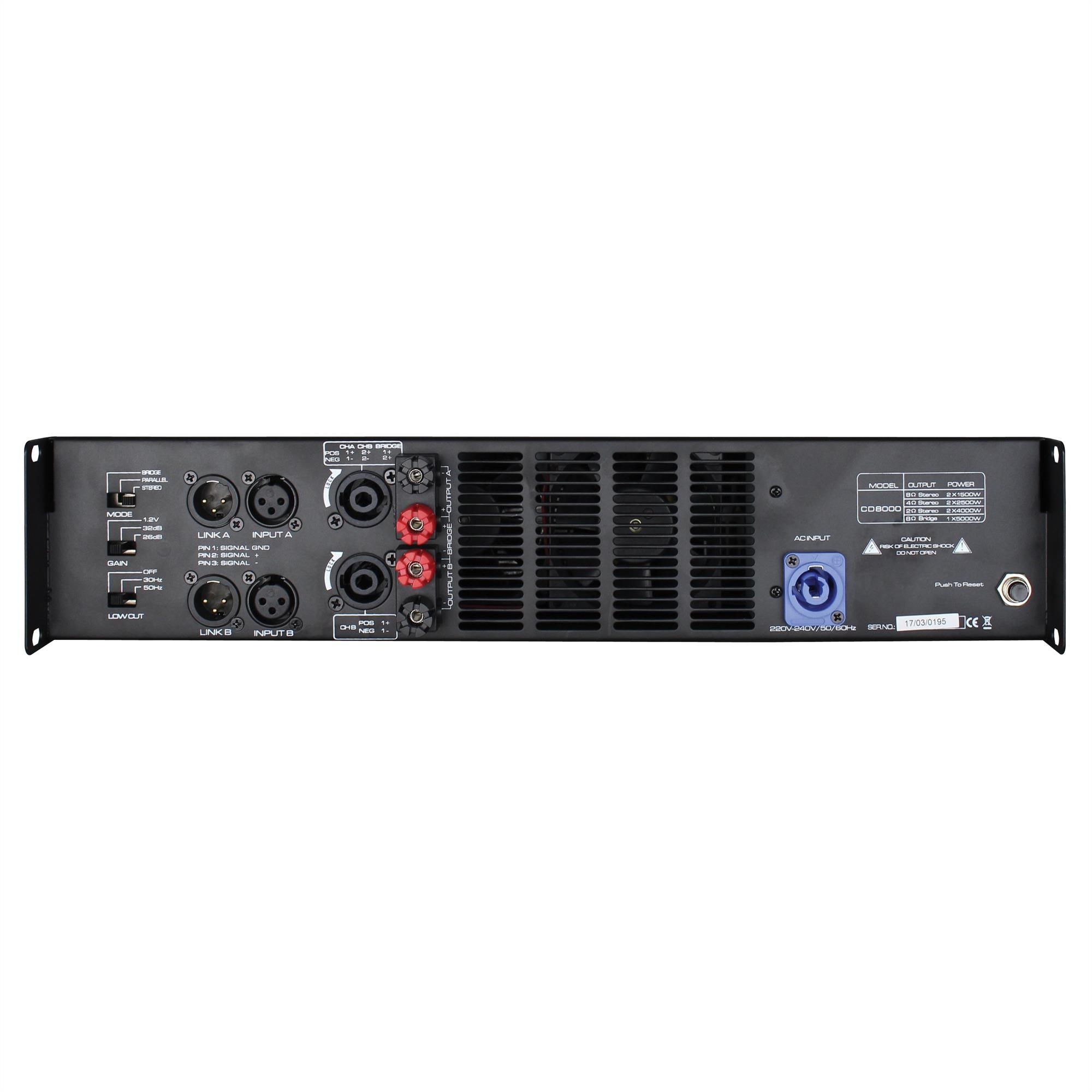 Zenith CD 8000 Power Amplifier - DY Pro Audio