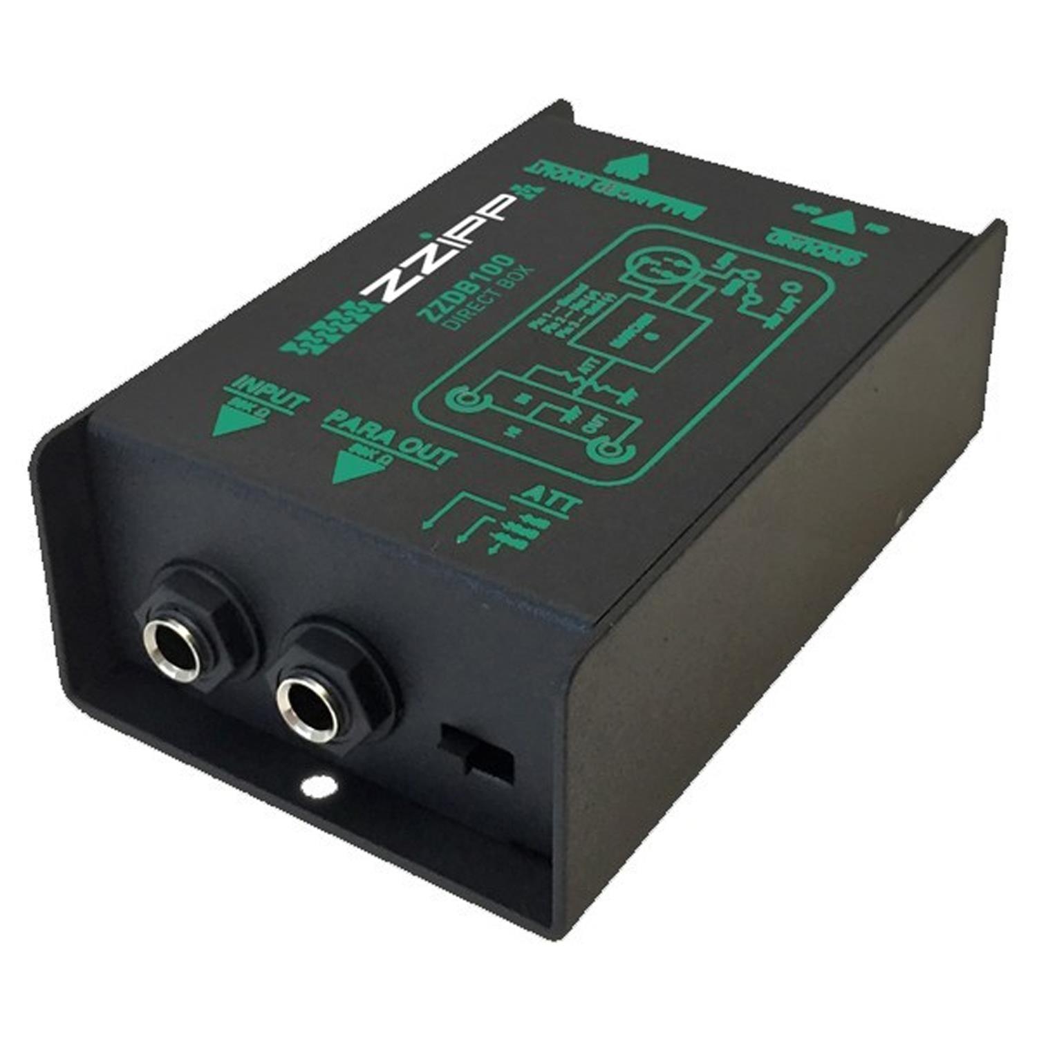 ZZiPP 1 Channel Passive DI Box - DY Pro Audio