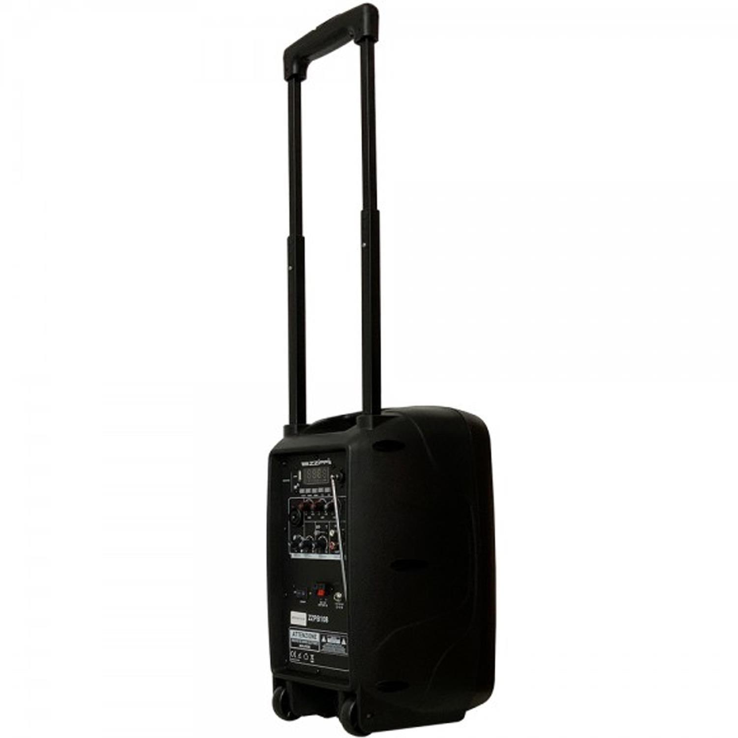 ZZiPP ZZPB108 8" Battery Powered Portable PA System with Mic - DY Pro Audio